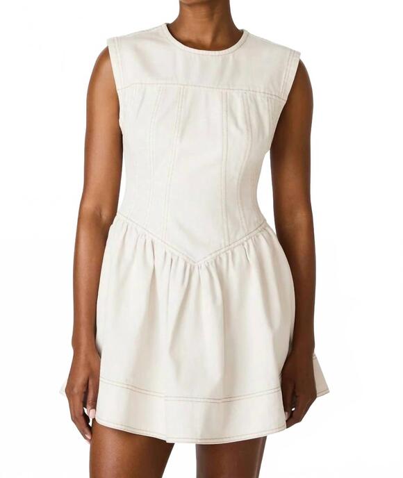 STEVE MADDEN Dresses & Skirts - NEW STEVE MADDEN irinna mini dress in sand wash